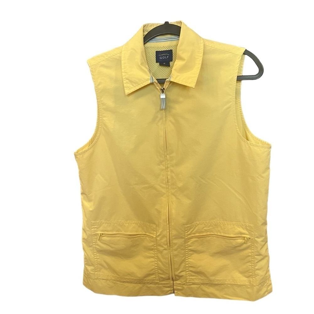 Charter Club Golf Yellow Vest Size 14 - Picture 10 of 10